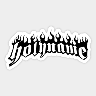 HolyName Hatebreed logo parody Sticker